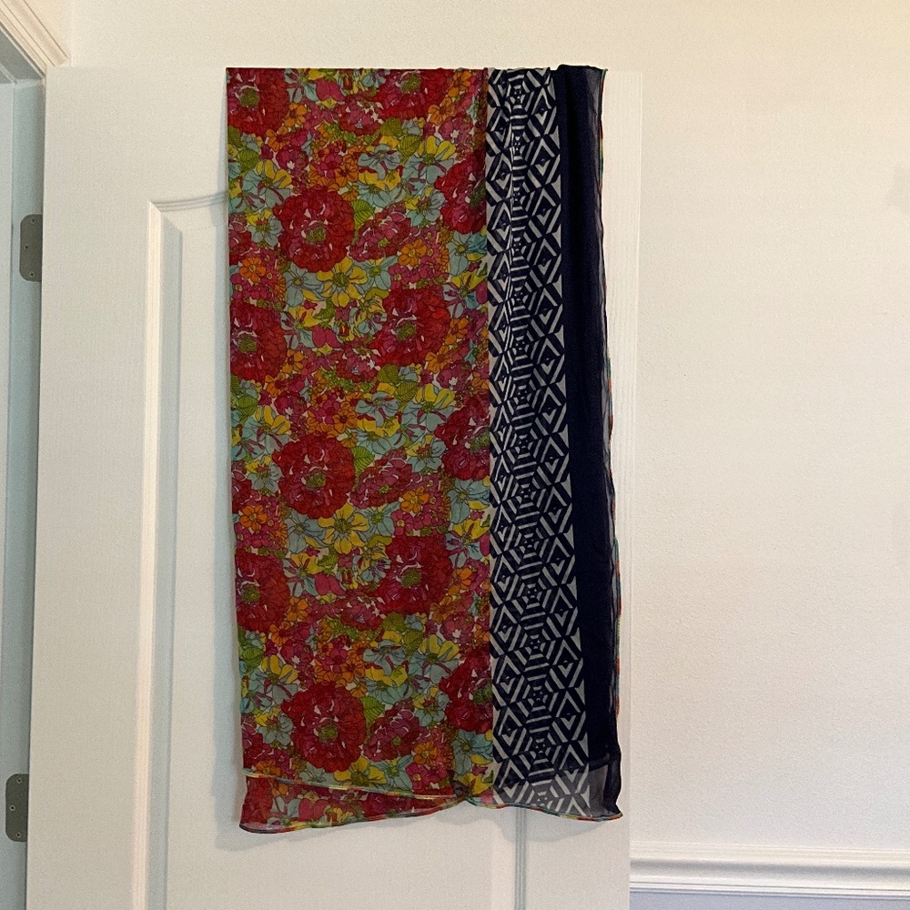 SCARF, Floral and Geometric Patterned